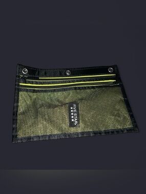 Five Star Men's Olive Green and Black Toiletry Pouch